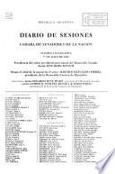 Diario de sesiones de la Cámara de Senadores