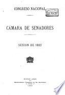 Diario de sesiones de la Cámara de Senadores