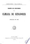 Diario de sesiones de la Cámara de Senadores