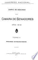 Diario de sesiones de la Cámara de Senadores