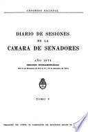 Diario de sesiones de la Cámara de Senadores