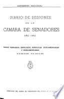 Diario de sesiones de la Cámara de Senadores
