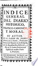Diario histórico político-canónico y moral