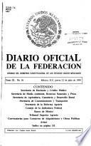 Diario oficial de la federación