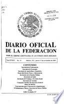 Diario oficial de la federación