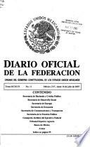 Diario oficial de la federación