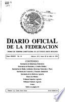 Diario oficial de la federación