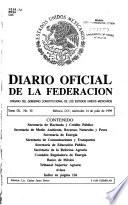 Diario oficial de la federación