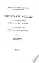 Diccionari Aguiló
