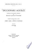 Diccionari Aguiló