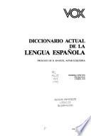 Diccionario actual de la lengua española
