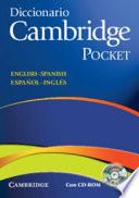 Diccionario Bilingue Cambridge Spanish-English with CD-ROM Pocket Edition