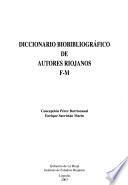 Diccionario biobibliográfico de autores riojanos
