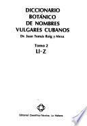 Diccionario botánico de nombres vulgares cubanos