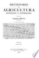 Diccionario de agricultura zootecnia y veterinaria