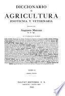 Diccionario de agricultura, zootecnia y veterinaria