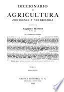 Diccionario de agricultura, zootecnia y veterinaria
