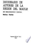 Diccionario de autores de la Región del Maule