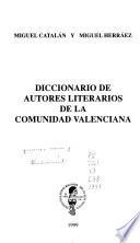 Diccionario de autores literarios de la Comuniad Valenciana
