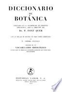 Diccionario de botánica