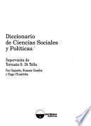 Diccionario de ciencias sociales y políticas