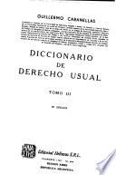 Diccionario de derecho usual