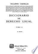 Diccionario de derecho usual
