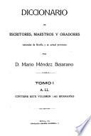 Diccionario de escritores, maestros y oradores naturales de Sevilla y su actual provincia: A-N. t. II. M-S. t. III. T-Z