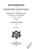 Diccionario de escritores trinitarios de Espana y Portugal