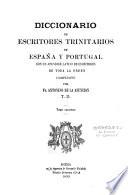 Diccionario de escritores Trinitarios de Espana y Portugal