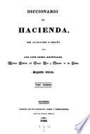 Diccionario de hacienda con aplicacion a Espana. Segunda edicion
