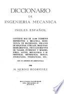 Diccionario de ingeniería mecánica inglés-español