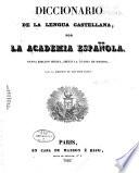 Diccionario de la lengua castellana