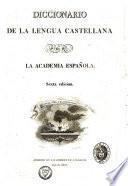Diccionario de la lengua castellana