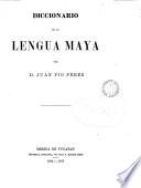 Diccionario de la lengua maya