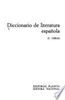Diccionario de literatura española