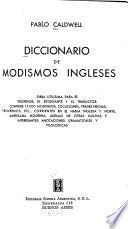 Diccionario de modismos ingleses