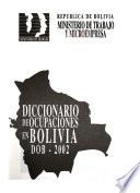 Diccionario de ocupaciones en Bolivia