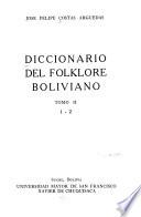 Diccionario del folklore boliviano