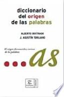 Diccionario del origen de las palabras