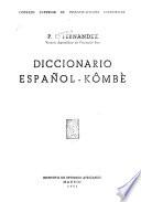 Diccionario español-kômbè