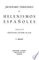 Diccionario etimológico de helenismos españoles
