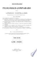 Diccionario filológico-comparado de la lengua castellana