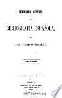 Diccionario general de bibliografia espaÃ±ola