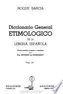 Diccionario general etimológico de la lengua española