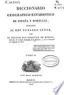 Diccionario geográfico-estadístico de España y Portugal: (492 p., 2 map. pleg.)