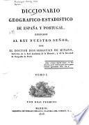 Diccionario geografico-estadistico de España y Portugal: A-Barquero, 1826