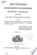 Diccionario geografico-estadistico de Espana y Portugal ... por Sebastian de Minano. Tomo 1. [- 11.]