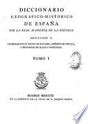 Diccionario geografico-historico de España