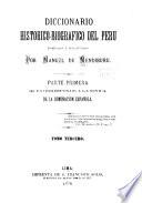 Diccionario historico-biografico del Peru